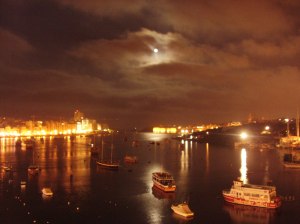 p70201891 Moonrise at The Strand-Malta