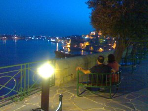 Valletra Harbor-From Lower Barrakka gardens