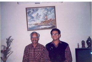 With Professor Ram Prasad Nawani-Dear Mauaji.Palam Vihar.Gurgaon