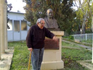 Father Mintoff at The Peace Lab-Hal Fur, Malta 