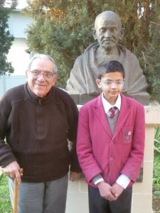 Sagar - Father Mintoff M K Gandhi peace lab 2012-3