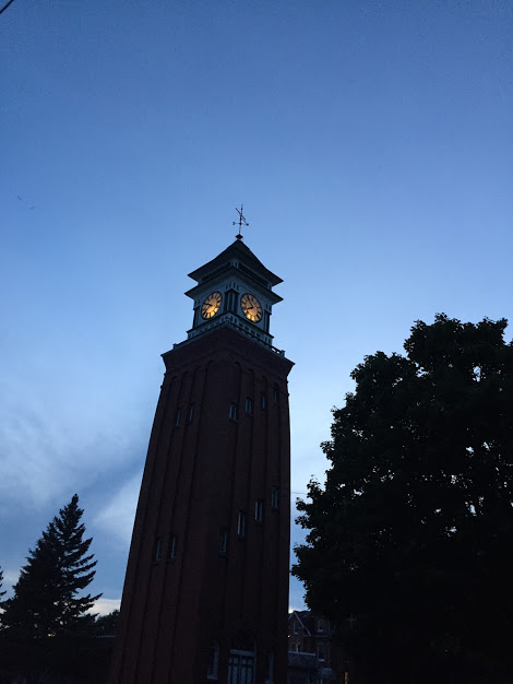 Blog-Nov 2018-Clock Tower near Historical Post Office-Gananoque